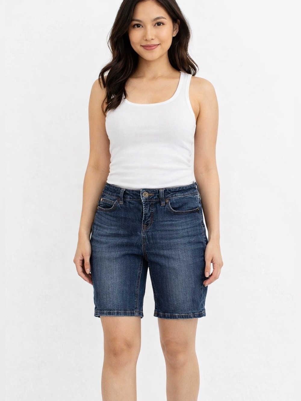 JC Penney Jean shorts size 8P petite classic denim shorts